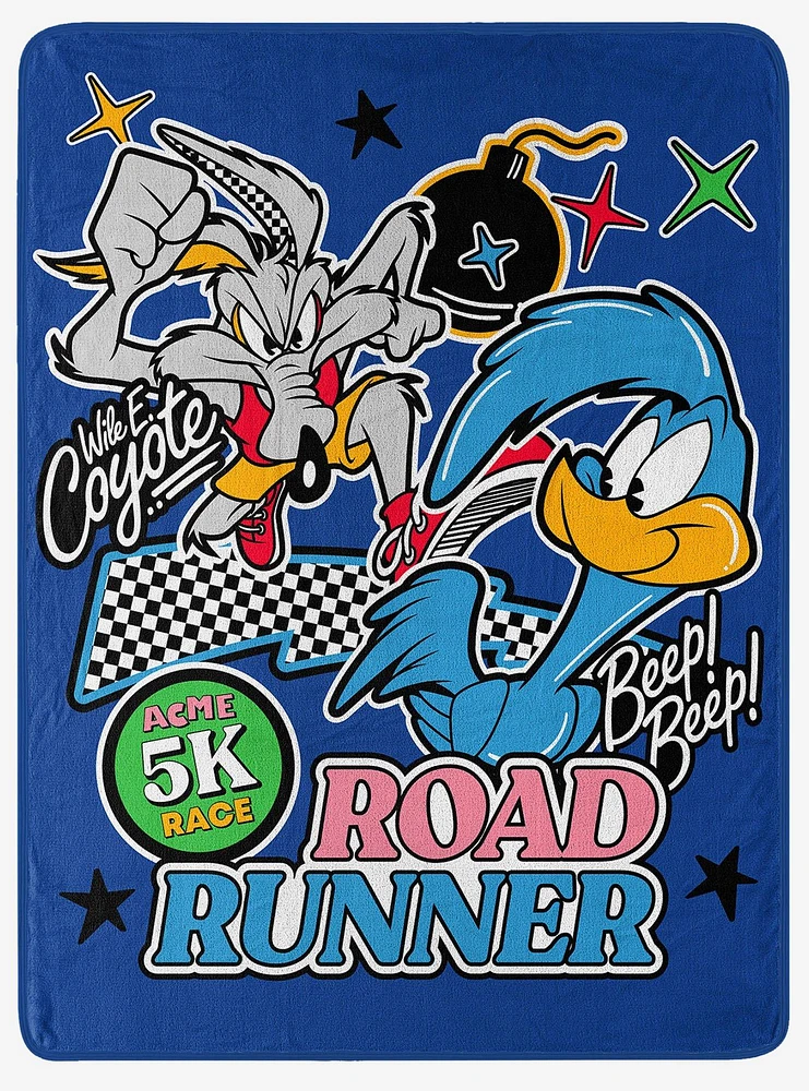 Looney Tunes Beep Beep Micro Raschel Throw