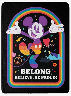 Disney Mickey Mouse Belong Micro Raschel Throw