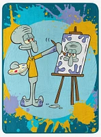 SpongeBob SquarePants Squidward Art Micro Raschel Throw