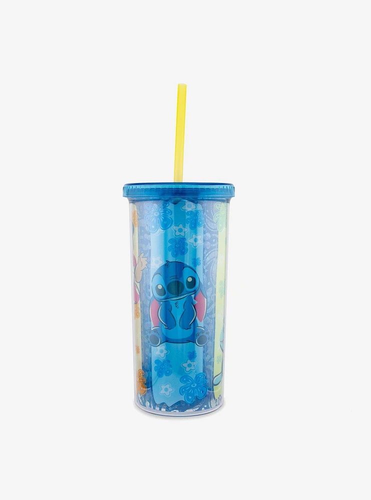 Disney Lilo & Stitch Characters Acrylic Travel Cup