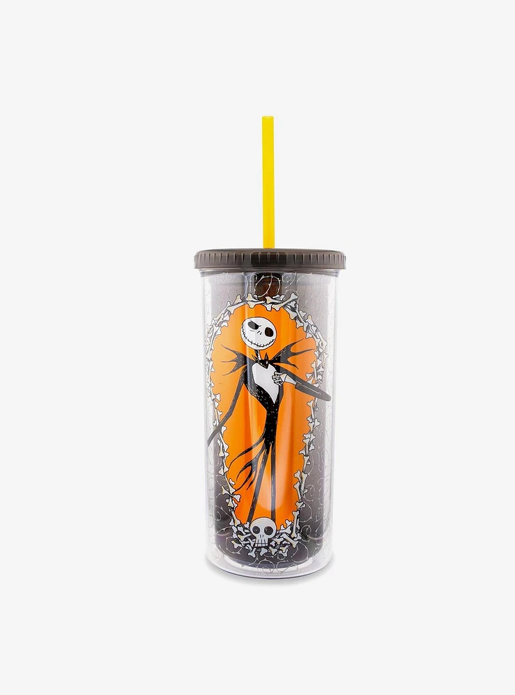 The Nightmare Before Christmas Jack Skellington Pumpkin King Acrylic Travel Cup