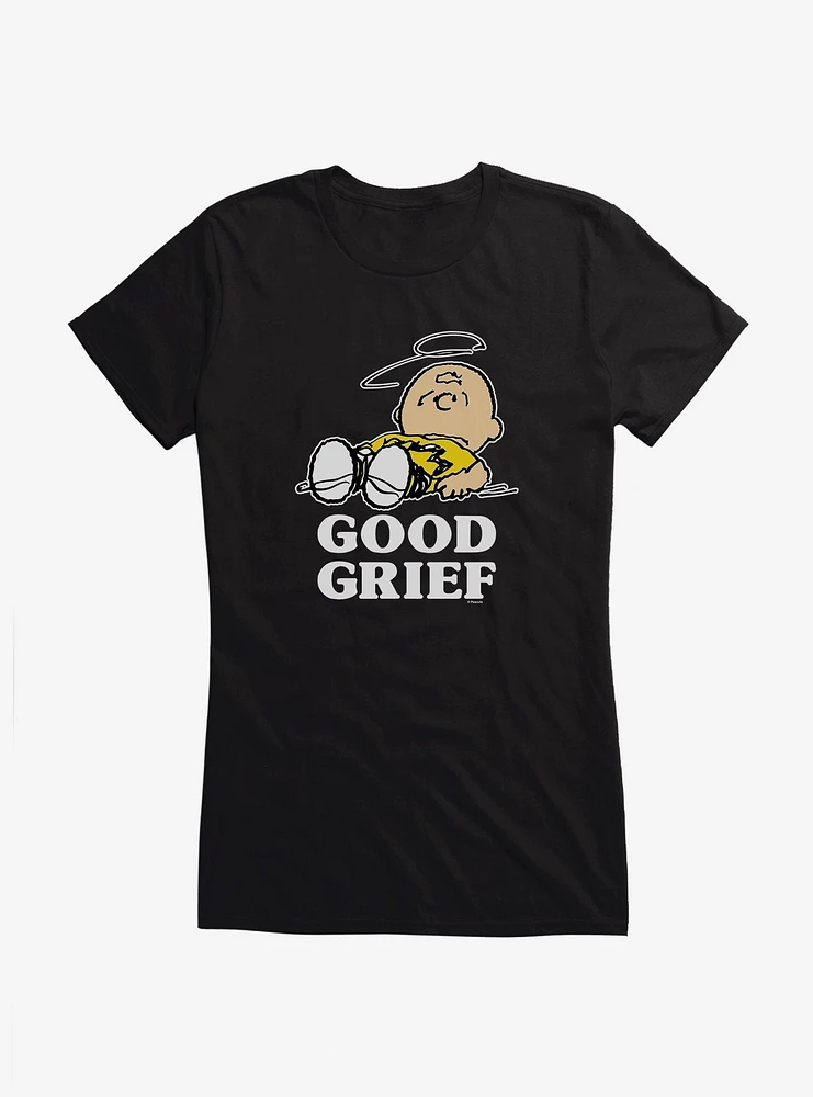 Peanuts Charlie Brown Good Grief Girls T-Shirt