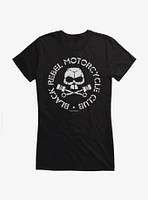 Black Rebel Motorcycle Club Skull Pistons Girls T-Shirt