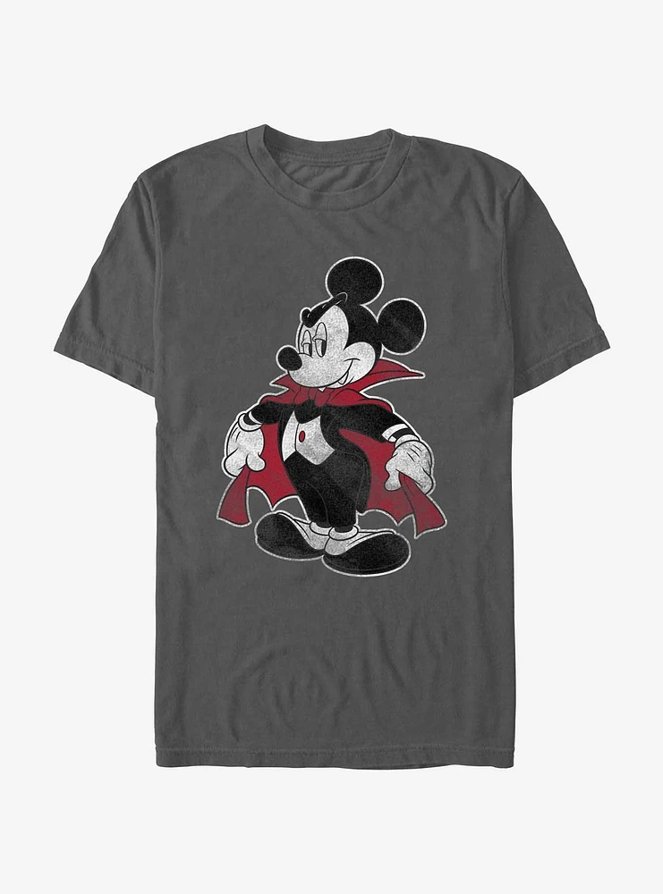 Disney Mickey Mouse Vampire Cape Garment Dye T-Shirt