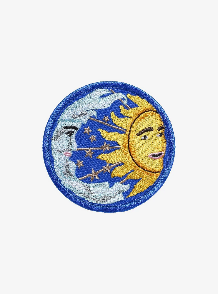 Sun & Moon Star Circle Patch