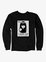 Emily The Strange Leave Me Alone Sweatshirt