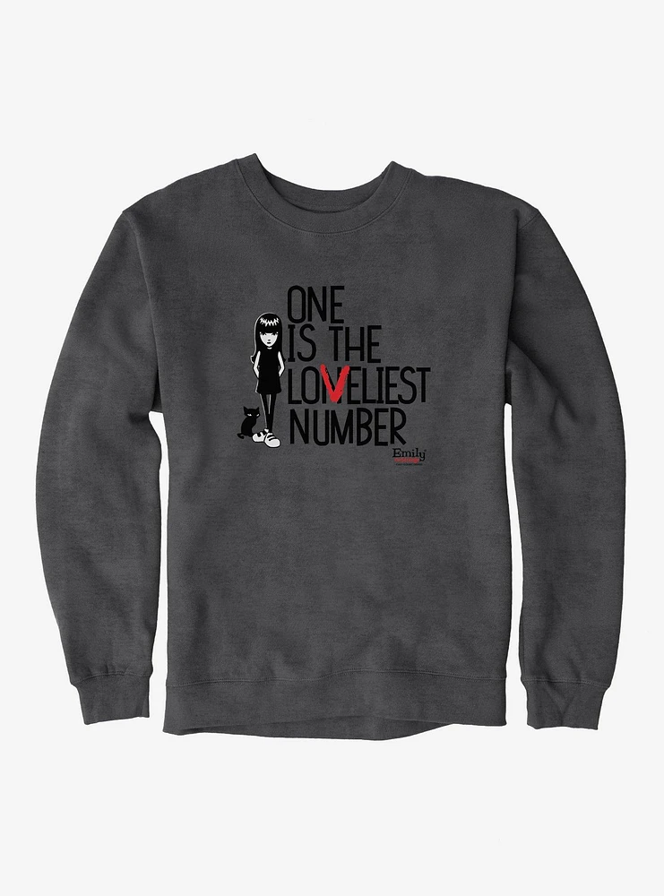 Emily The Strange Lovliest Number Sweatshirt