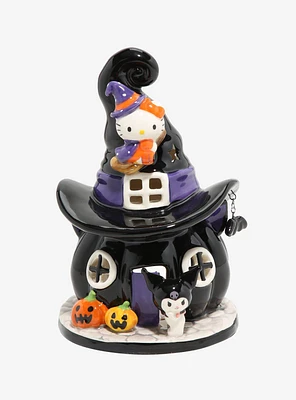 Sanrio Hello Kitty & Kuromi Witch Hat House Tea Light Holder