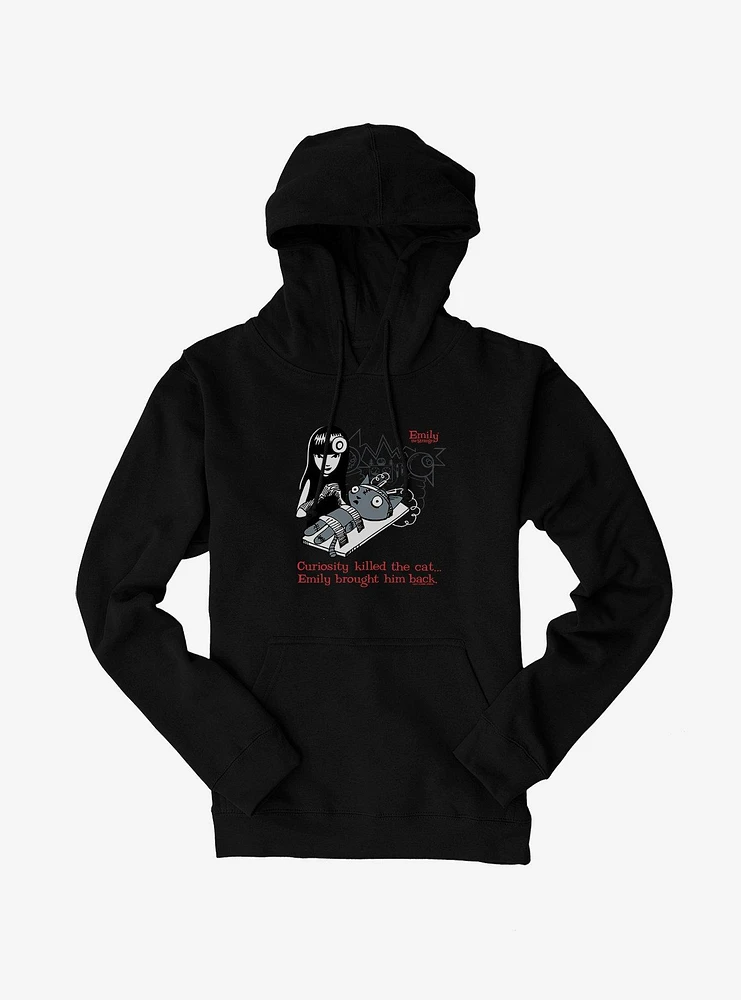 Emily The Strange Curiosity Killed Cat Hoodie