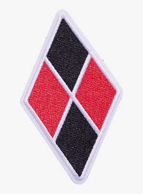 DC Comics Harley Quinn Diamond Logo Patch