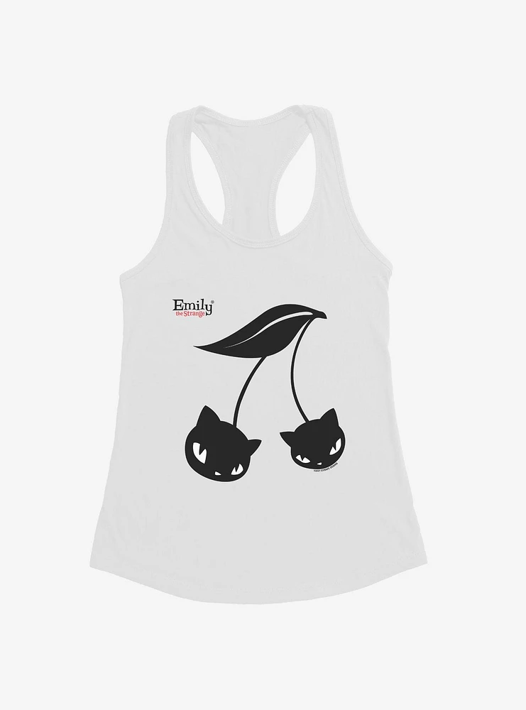 Emily The Strange Black Cherry Cats Girls Tank