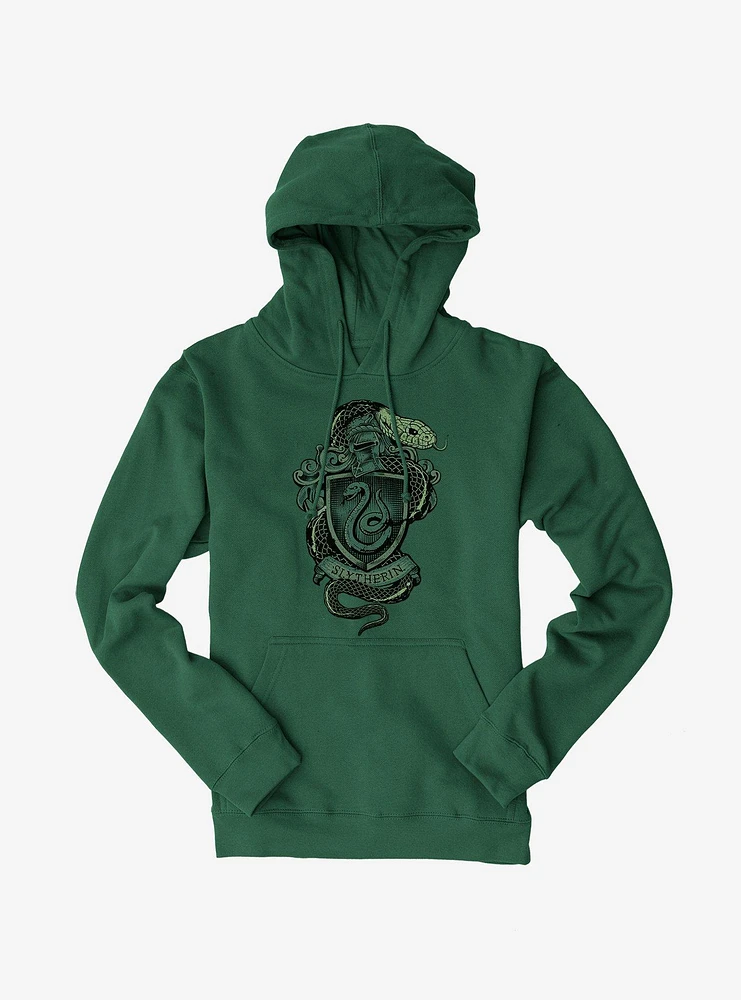 Harry Potter Slytherin Logo Hoodie