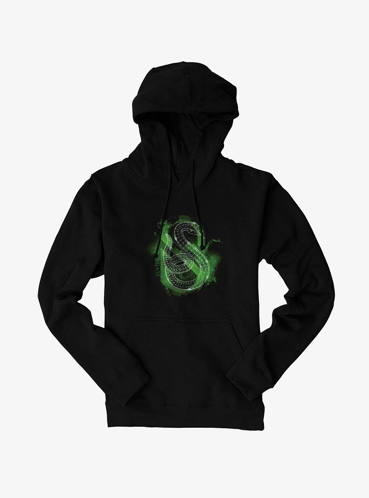 Harry Potter Slytherin Logo Outline Hoodie