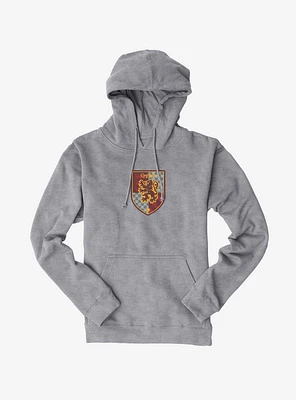 Harry Potter Gryffindor Checkered Shield Hoodie