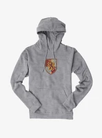 Harry Potter Gryffindor Checkered Shield Hoodie