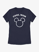 Disney Mickey Mouse Cool Mom Outline Womens T-Shirt