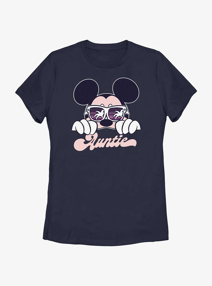 Disney Mickey Mouse Cool Aunt Vacay Womens T-Shirt