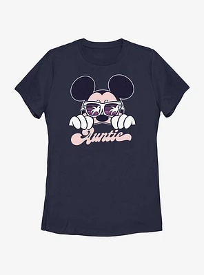 Disney Mickey Mouse Cool Aunt Vacay Womens T-Shirt