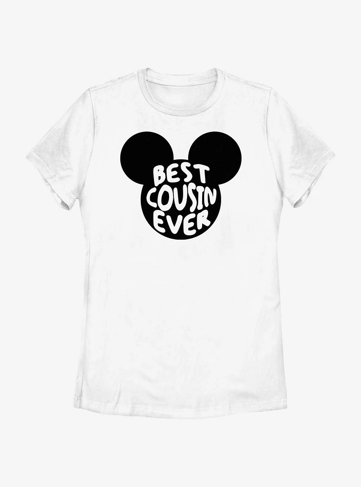 Disney Mickey Mouse Best Cousin Ever Ears Womens T-Shirt