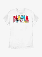 Disney Mickey Mouse Mama Collegiate Womens T-Shirt