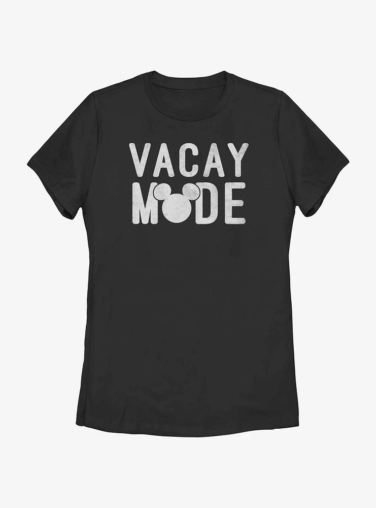 Disney Mickey Mouse Vacay Mode Womens T-Shirt