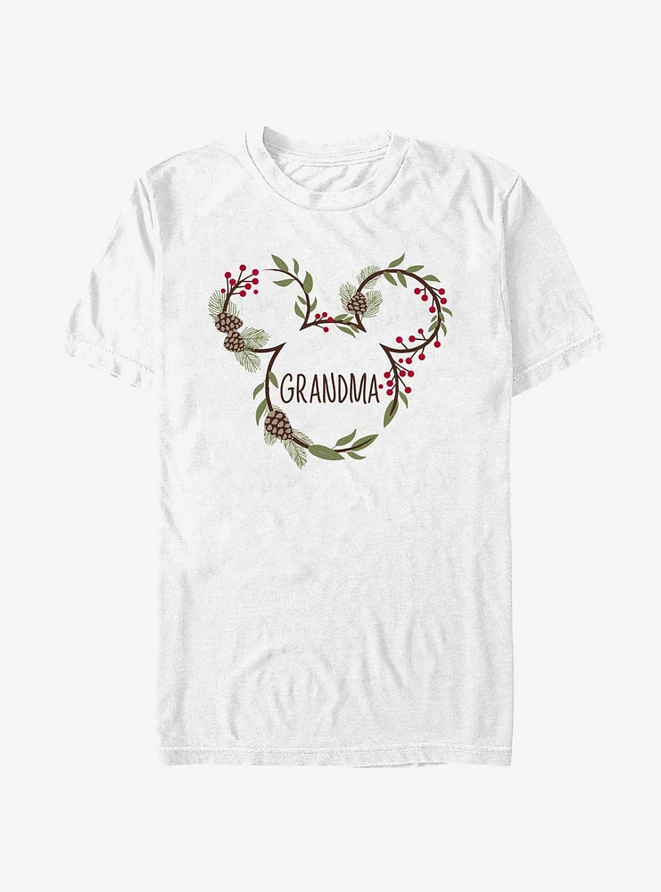 Disney Mickey Mouse Grandma Holiday Ears T-Shirt