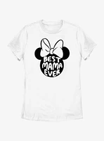 Disney Minnie Mouse Best Mama Ever Ears Womens T-Shirt