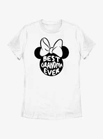 Disney Minnie Mouse Best Grandma Ever Ears Womens T-Shirt