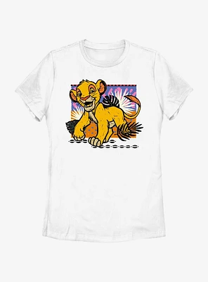 Disney The Lion King Young Simba Womens T-Shirt