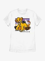 Disney The Lion King Young Simba Womens T-Shirt