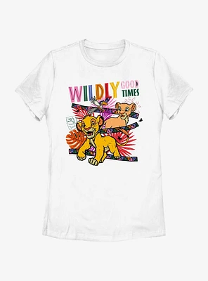 Disney The Lion King Wildly Good Times Womens T-Shirt