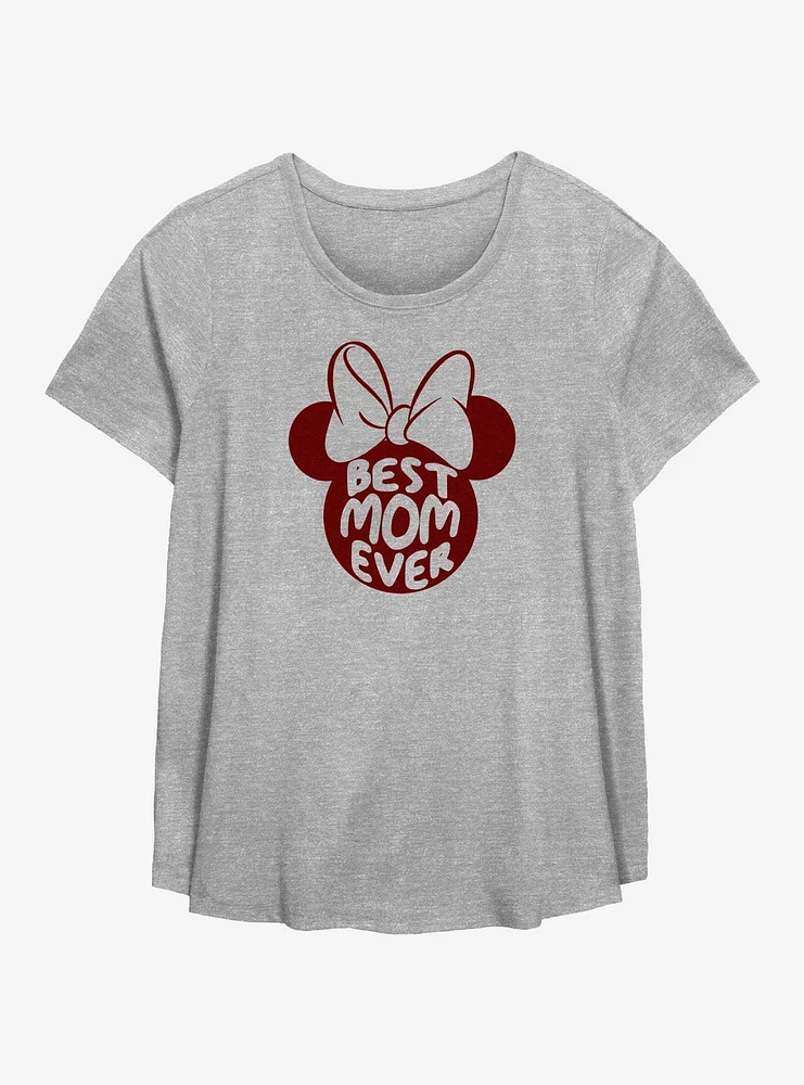 Disney Minnie Mouse Best Mom Ever Girls T-Shirt Plus