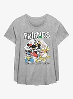 Disney Mickey Mouse Friends Are All You Need Girls T-Shirt Plus