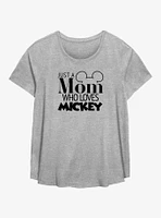 Disney Mickey Mouse Mom Loves Girls T-Shirt Plus