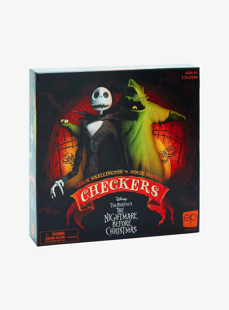 The Nightmare Before Christmas Checkers Game