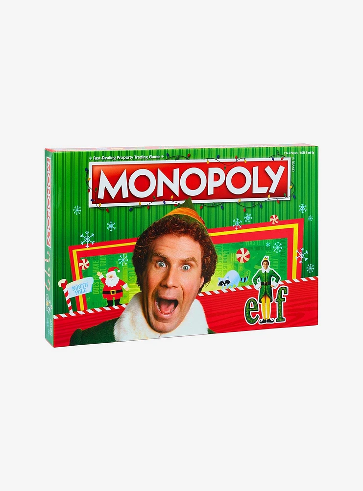 Monopoly Elf Edition Board Game