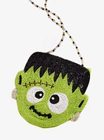 Frankenstein Beaded Mini Crossbody Bag