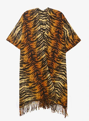 Tiger Print Kimono