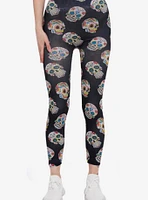 Day of the Dead Skull Leggings