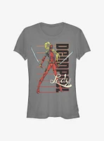 Marvel Lady Deadpool Stance Girls T-Shirt