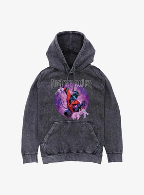 X-Men Framed Nightcrawler Mineral Wash Hoodie