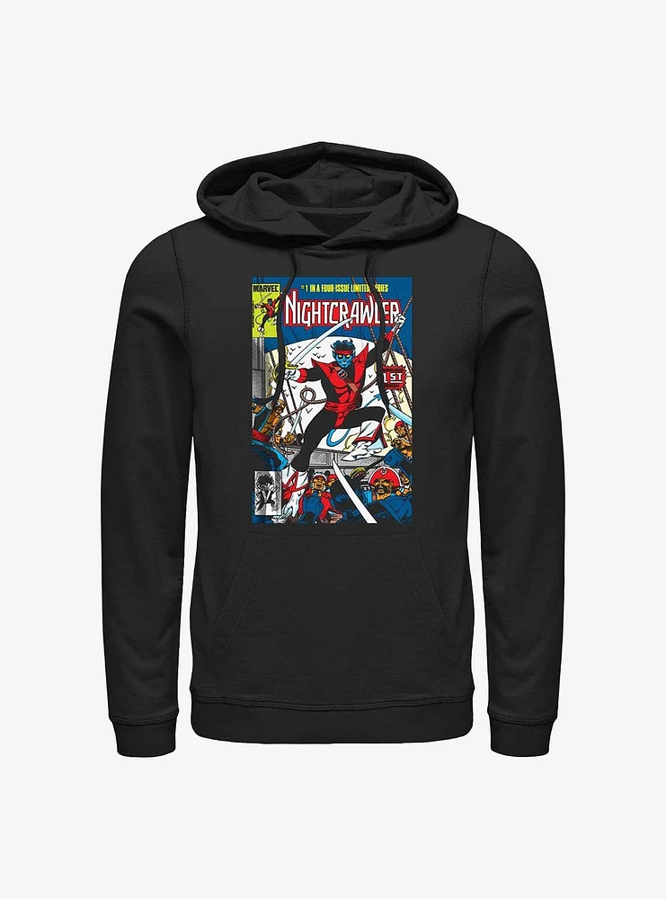 Marvel X-Men Nightcrawler Comic Cover Hoodie