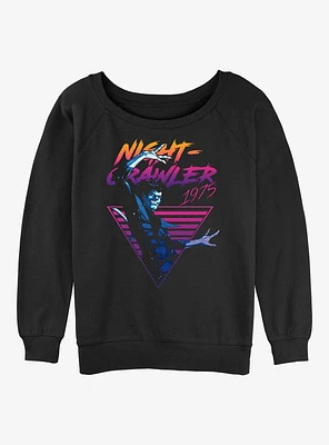 X-Men Retro Nightcrawler Girls Slouchy Sweatshirt