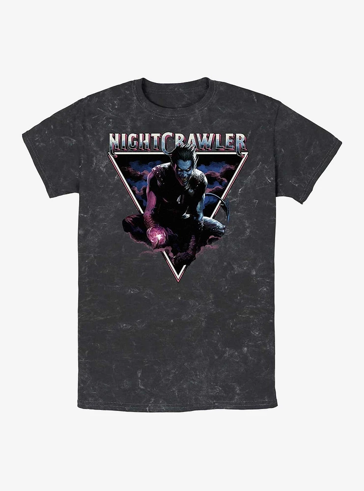 X-Men Nightcrawler Triangle Mineral Wash T-Shirt