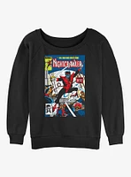 Marvel X-Men Nightcrawler Comic Cover Girls Slouchy Sweatshirt