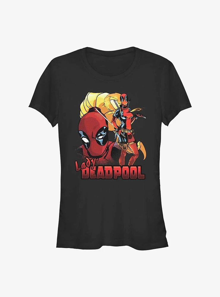 Marvel Lady Deadpool Girls T-Shirt