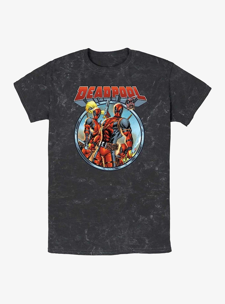 Marvel Deadpool Corps Mineral Wash T-Shirt