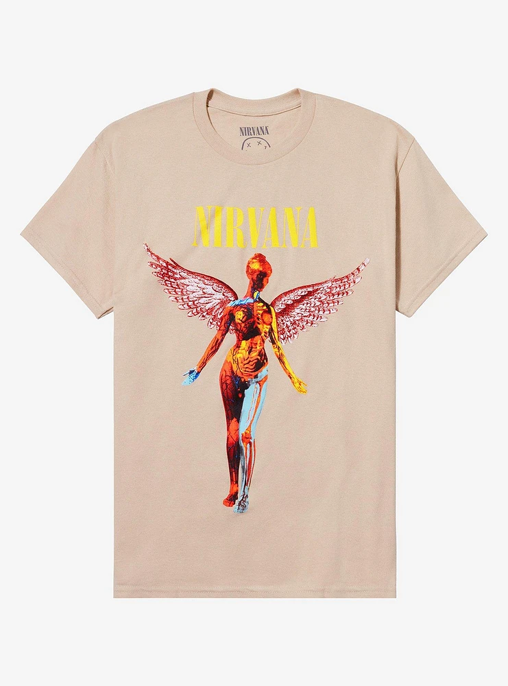 Nirvana Utero Beige T-Shirt