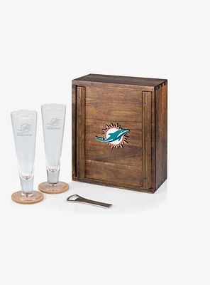 NFL Miami Dolphins Pilsner Glass Gift Set