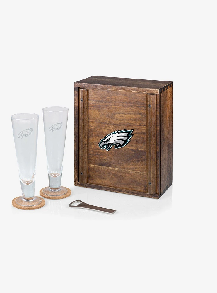 NFL Philadelphia Eagles Pilsner Glass Gift Set